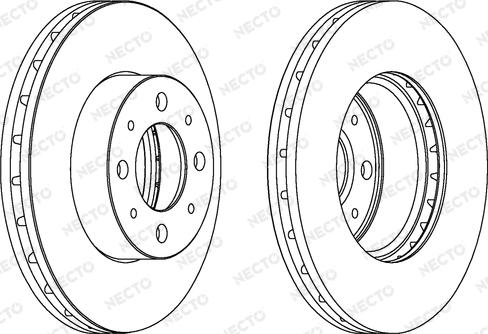 CAR V044 - Bremžu diski www.autospares.lv