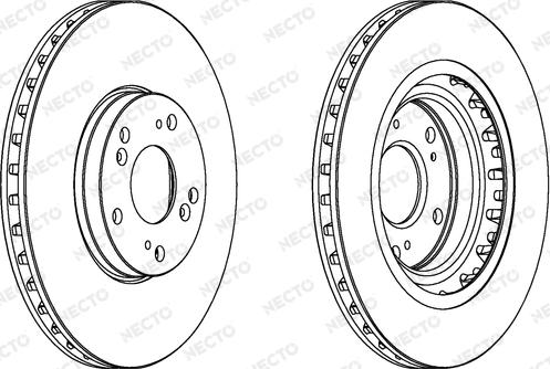 Necto WN1280 - Bremžu diski www.autospares.lv