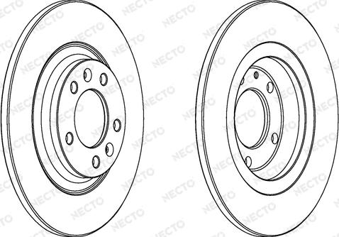 Necto WN1287 - Bremžu diski autospares.lv