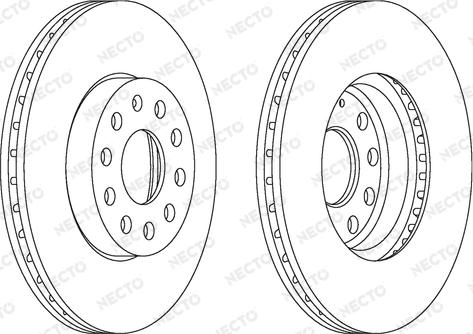 Necto WN1236 - Bremžu diski www.autospares.lv