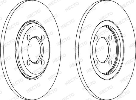 Necto WN178 - Тормозной диск www.autospares.lv