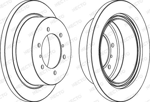 Necto WN895 - Brake Disc www.autospares.lv