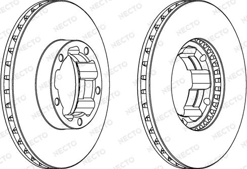 Necto WN891 - Bremžu diski www.autospares.lv