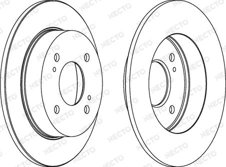 Necto WN892 - Bremžu diski www.autospares.lv