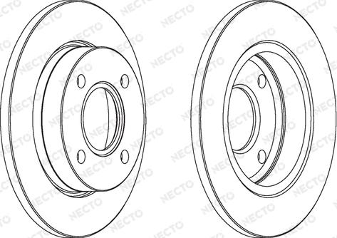 Necto WN845 - Bremžu diski autospares.lv