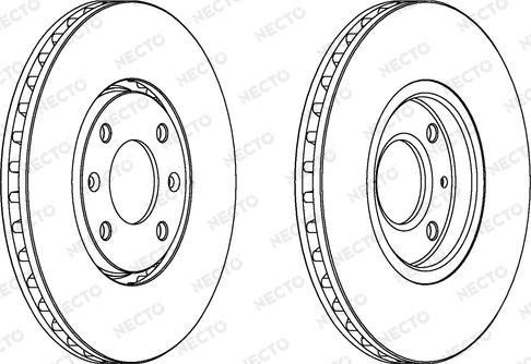 Necto WN841 - Тормозной диск www.autospares.lv