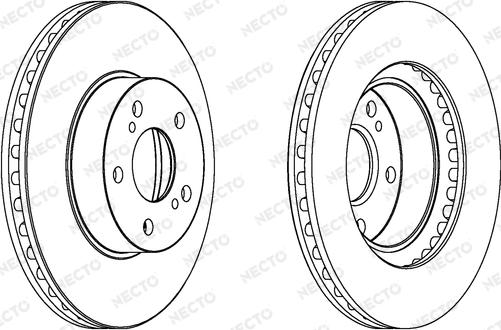 Necto WN843 - Bremžu diski autospares.lv