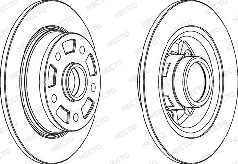 Necto WN855 - Bremžu diski www.autospares.lv