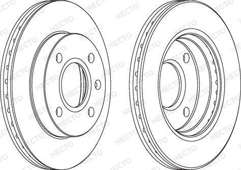 Necto WN813 - Brake Disc www.autospares.lv