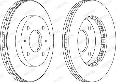 Necto WN885 - Тормозной диск www.autospares.lv