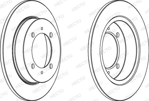 Necto WN886 - Bremžu diski www.autospares.lv