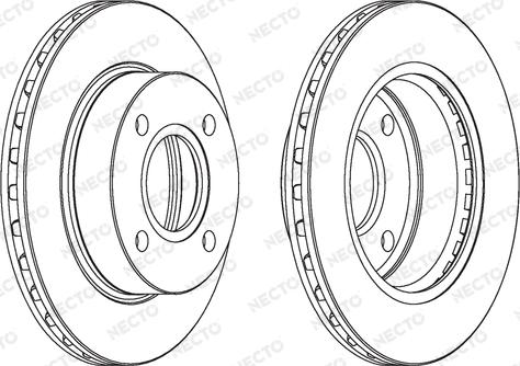 Necto WN887 - Bremžu diski www.autospares.lv