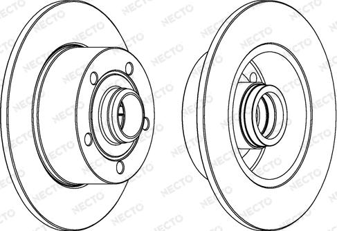 Necto WN830 - Тормозной диск www.autospares.lv