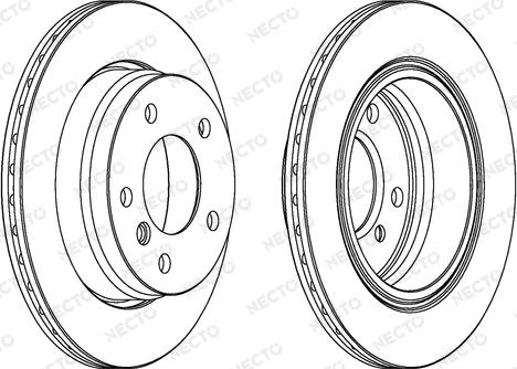 Necto WN831 - Тормозной диск www.autospares.lv