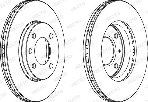 Necto WN340 - Brake Disc www.autospares.lv