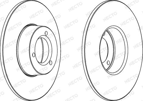 Akebono BN-1274E - Bremžu diski www.autospares.lv