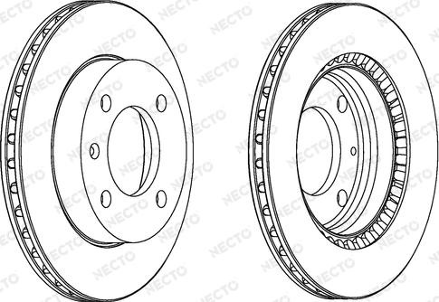 Necto WN361 - Bremžu diski www.autospares.lv