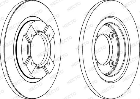 Necto WN379 - Тормозной диск www.autospares.lv