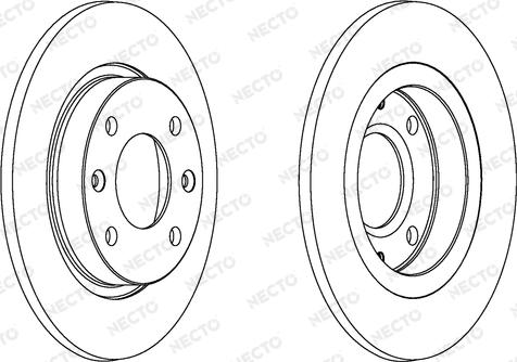 Necto WN374 - Bremžu diski www.autospares.lv