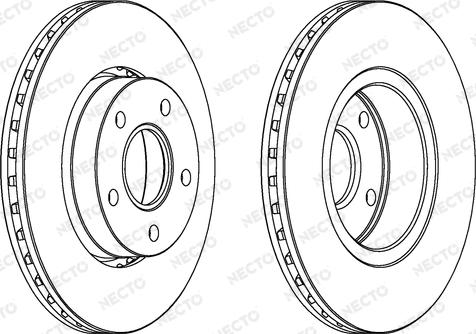 Necto WN747 - Bremžu diski www.autospares.lv