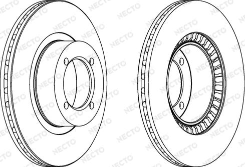 Kawe 6125 10 - Bremžu diski www.autospares.lv