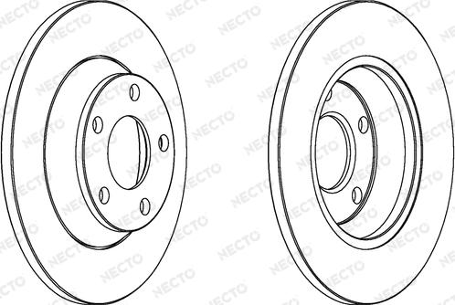 Necto WN772 - Bremžu diski www.autospares.lv