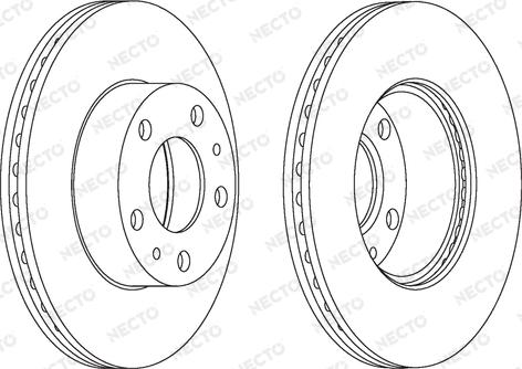 Necto WN777 - Brake Disc www.autospares.lv