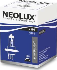 NEOLUX® N484 - Kvēlspuldze, Tālās gaismas lukturis www.autospares.lv