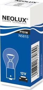 NEOLUX® N581S - Kvēlspuldze, Pagriezienu signāla lukturis www.autospares.lv