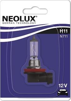 NEOLUX® N711-01B - Лампа накаливания, фара дальнего света www.autospares.lv