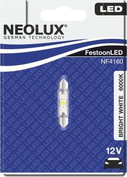 NEOLUX® NF4160-01B - Kvēlspuldze, Salona telpas apgaismojums www.autospares.lv