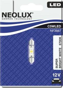 NEOLUX® NF3667-01B - Kvēlspuldze, Salona telpas apgaismojums www.autospares.lv