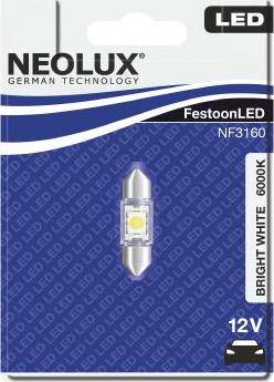 NEOLUX® NF3160-01B - Kvēlspuldze, Salona telpas apgaismojums www.autospares.lv