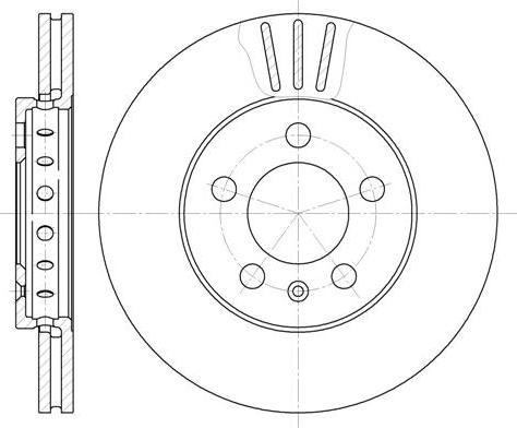 NEW BLOX NB016560V05F - Bremžu diski www.autospares.lv