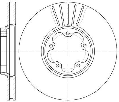 NEW BLOX NB017200V05F - Bremžu diski autospares.lv