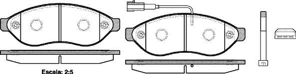 NEW BLOX NB24468V01 - Bremžu uzliku kompl., Disku bremzes autospares.lv