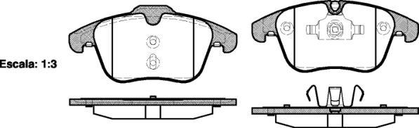 NEW BLOX NB24123S00 - Bremžu uzliku kompl., Disku bremzes autospares.lv