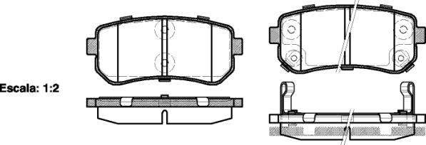 NEW BLOX NB24320V02 - Bremžu uzliku kompl., Disku bremzes autospares.lv