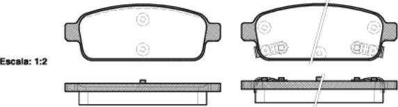 NEW BLOX NB25096S01 - Brake Pad Set, disc brake www.autospares.lv