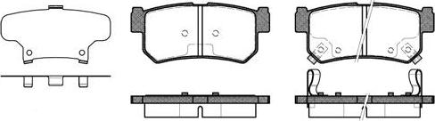 NEW BLOX NB25713S02 - Тормозные колодки, дисковые, комплект www.autospares.lv