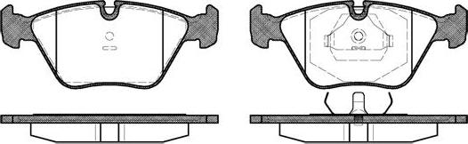 NEW BLOX NB20968A01 - Тормозные колодки, дисковые, комплект www.autospares.lv