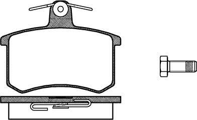 Automotor France PBP3229 - Тормозные колодки, дисковые, комплект www.autospares.lv