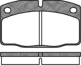 Spidan 30025 - Тормозные колодки, дисковые, комплект www.autospares.lv