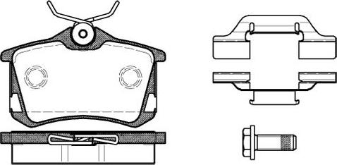 NEW BLOX NB20168V00 - Brake Pad Set, disc brake www.autospares.lv