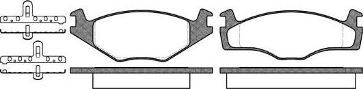 NEW BLOX NB20887T19 - Brake Pad Set, disc brake www.autospares.lv