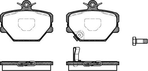 NEW BLOX NB21999V02 - Тормозные колодки, дисковые, комплект www.autospares.lv