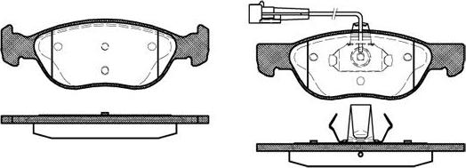 NEW BLOX NB21927V02 - Bremžu uzliku kompl., Disku bremzes www.autospares.lv