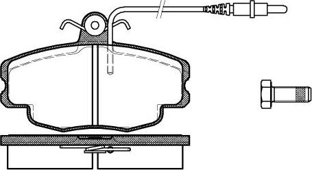 NEW BLOX NB21400V12 - Тормозные колодки, дисковые, комплект www.autospares.lv