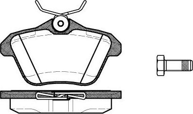 ATE 602827 - Тормозные колодки, дисковые, комплект www.autospares.lv