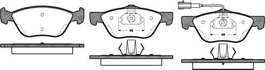 NEW BLOX NB21636V01 - Bremžu uzliku kompl., Disku bremzes autospares.lv